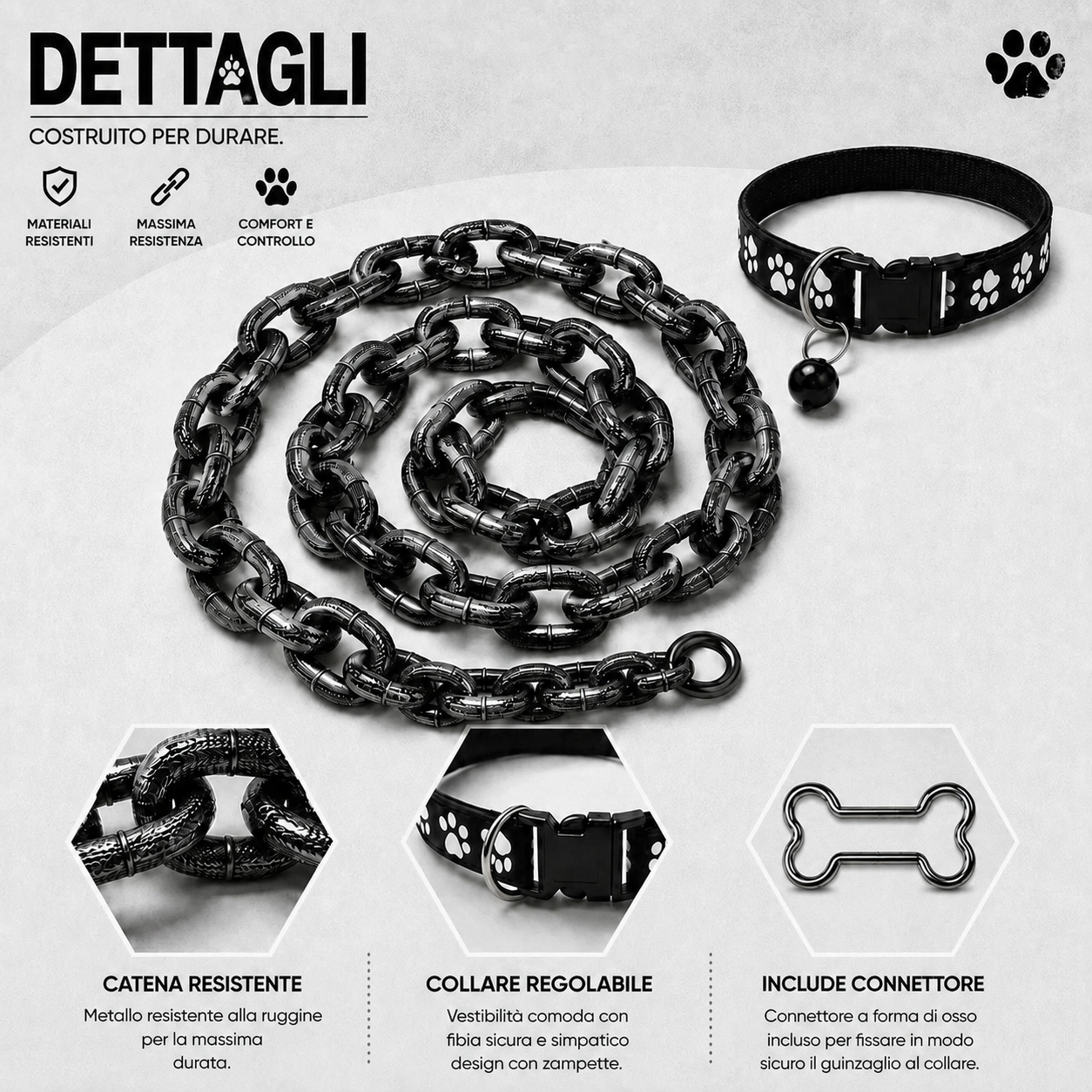 ChainPaw™ Guinzaglio Gigante a Catena