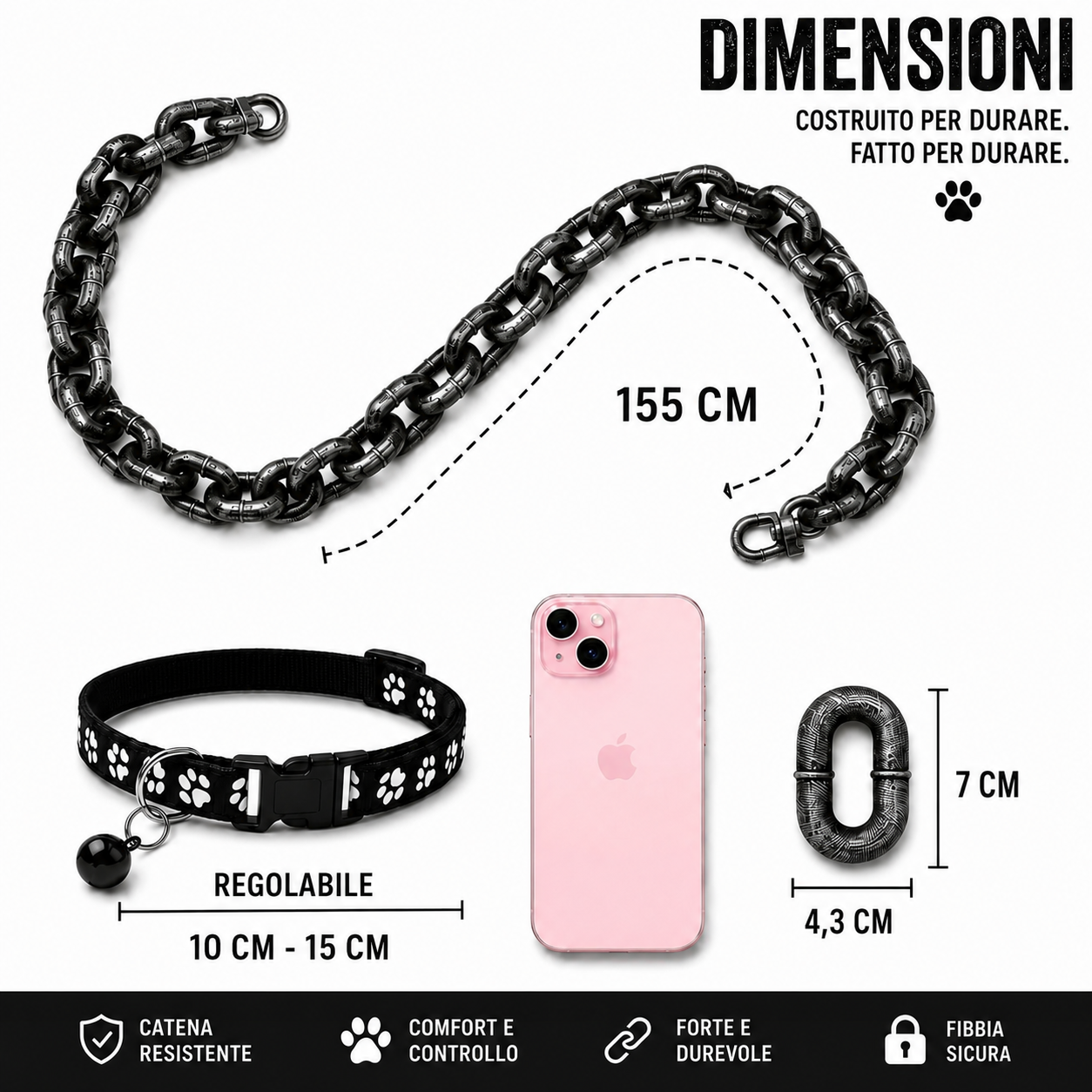 ChainPaw™ Guinzaglio Gigante a Catena